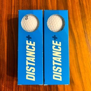 Taylor Made Distance + Plus golf balls PACK OF 2 golfing velocity performance